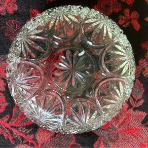 Vintage pressed glass bowl